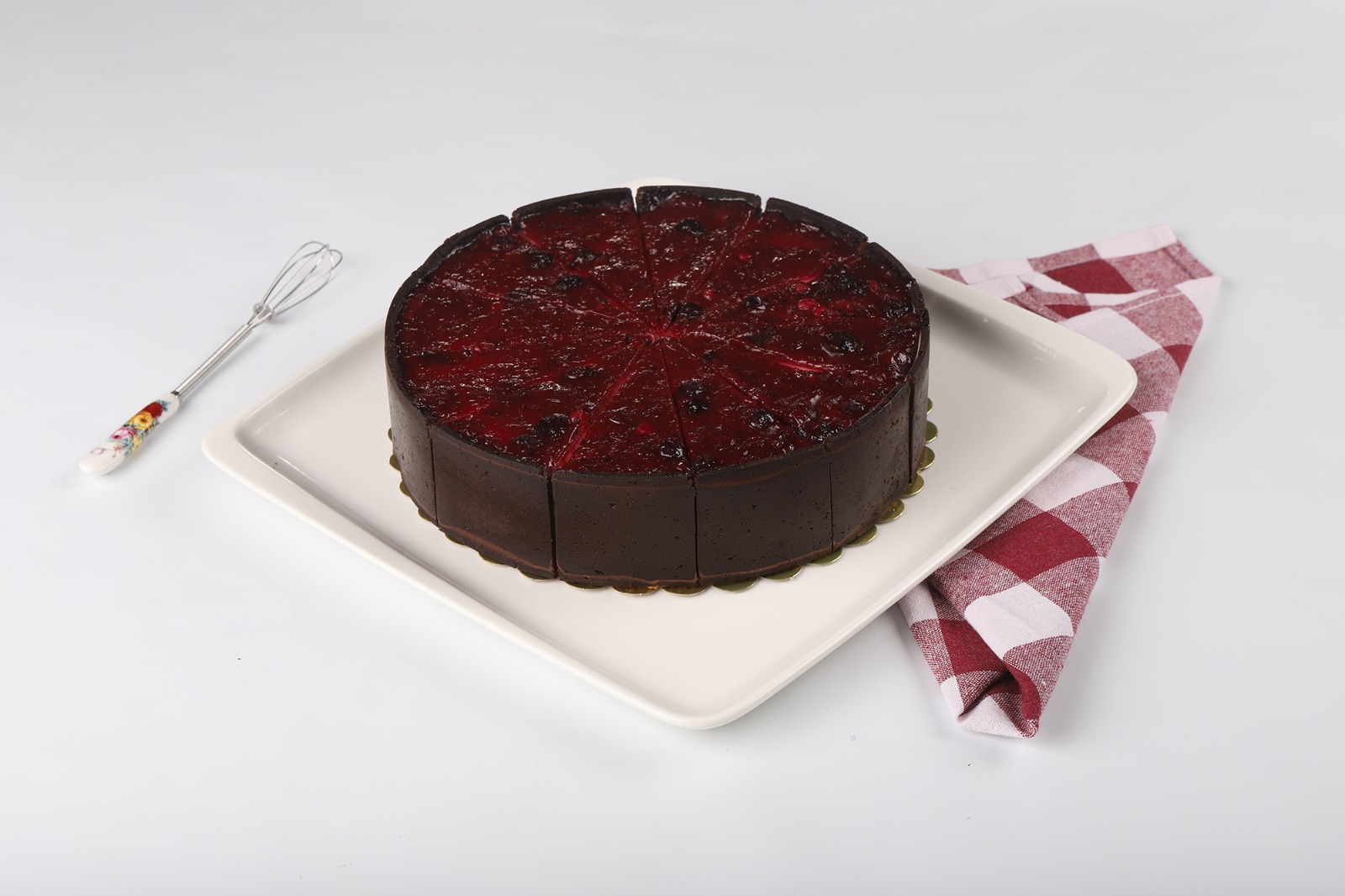 Frambuazlı ve Dağ Meyveli Cheesecake